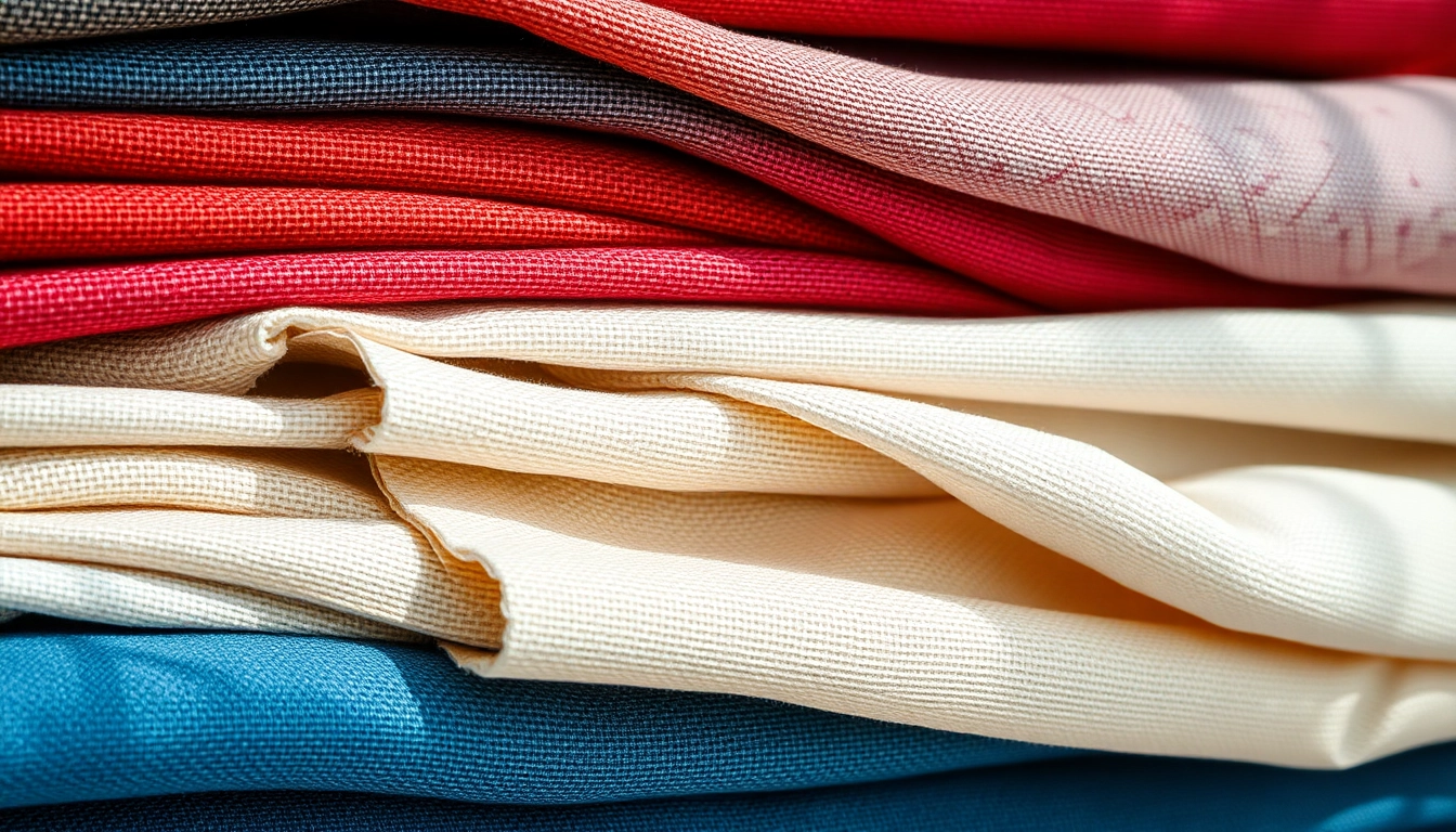Verken diverse kleuren van canvas stoffen met textuur in een artistieke opstelling.