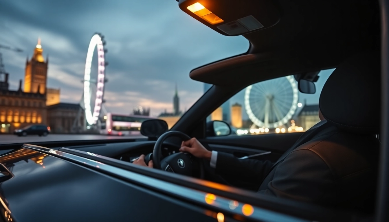 Book a private chauffeur London for a luxurious ride through the city's vibrant streets.