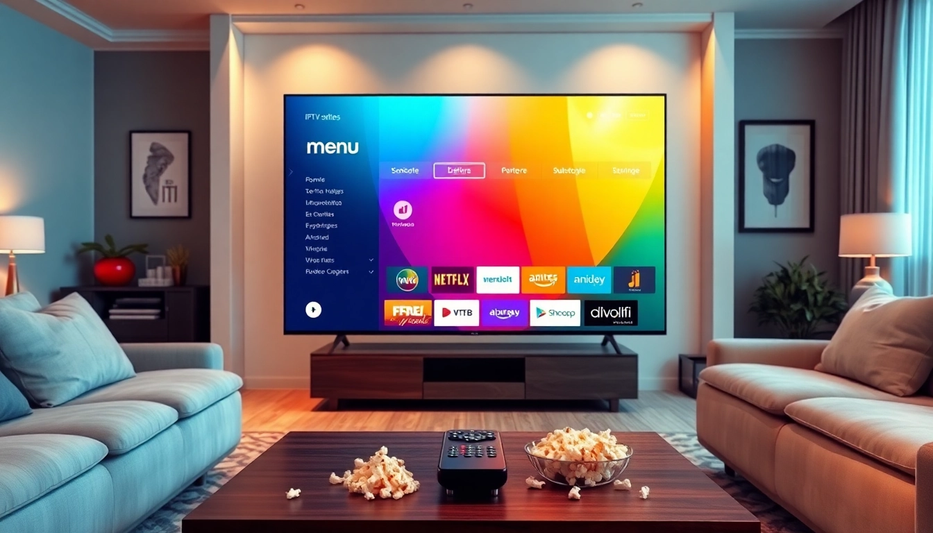 Découvrez les meilleures options d'iptv abonnements dans un salon moderne et accueillant.