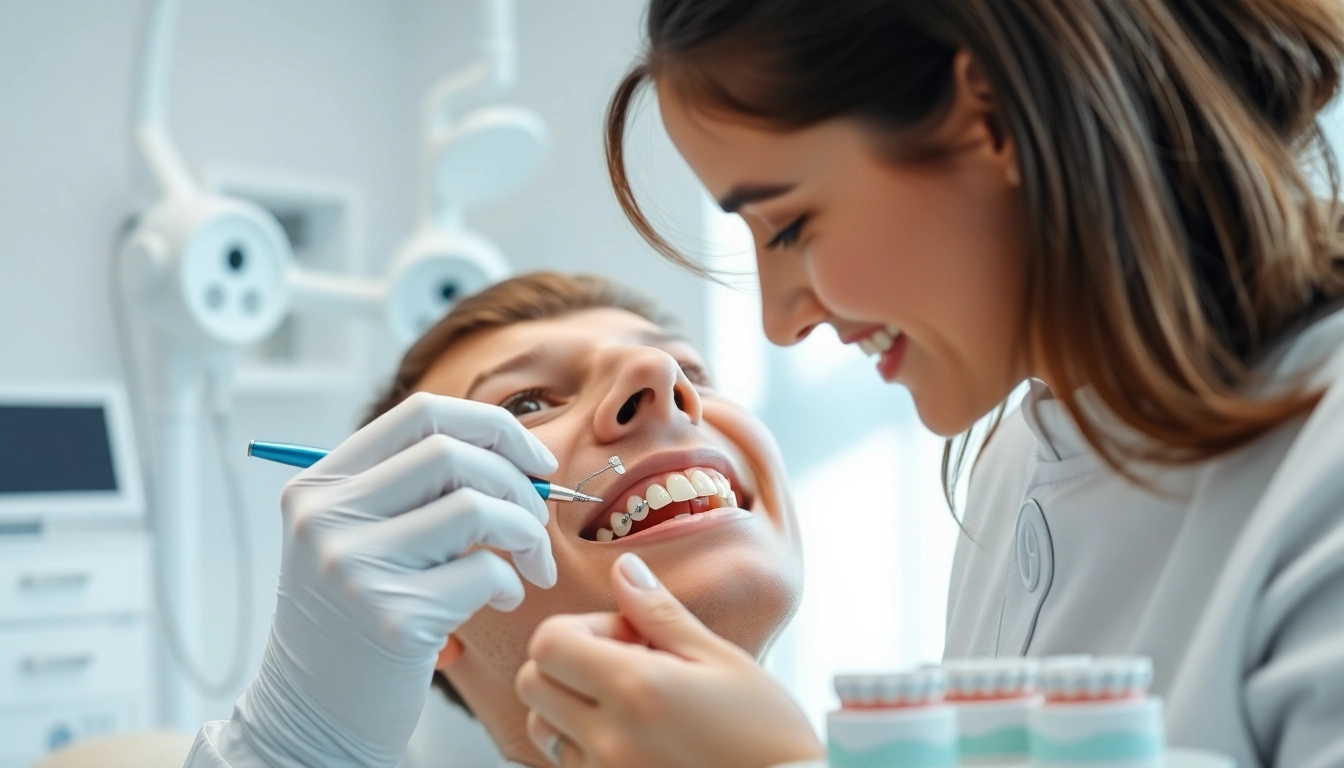 Evaluating braces cost Myrtle Beach with professional orthodontic care in a well-lit clinic.