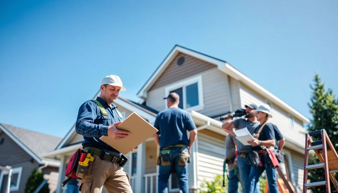 Siding Replacement Portland Oregon team working on a residential project in the city.